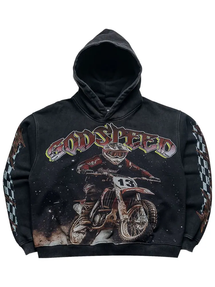 Худи Godspeed Motocross — изображение 1 из 2, черный