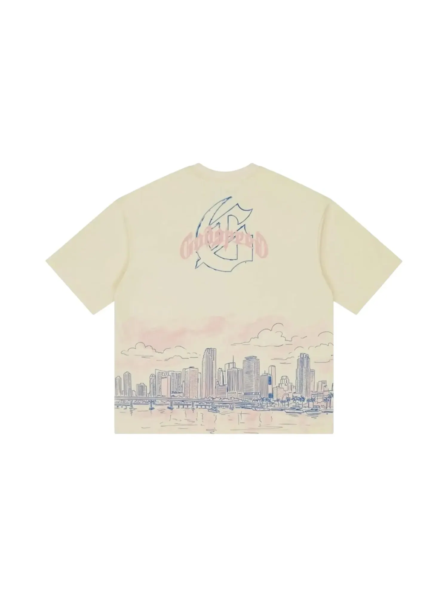 Футболка Godspeed Miami Skyline — изображение 2 из 2, кость