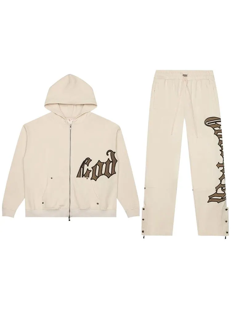 Топ Godspeed OG Logo Sweatsuit V2, Creme Brolive — изображение 1 из 3, бежевый
