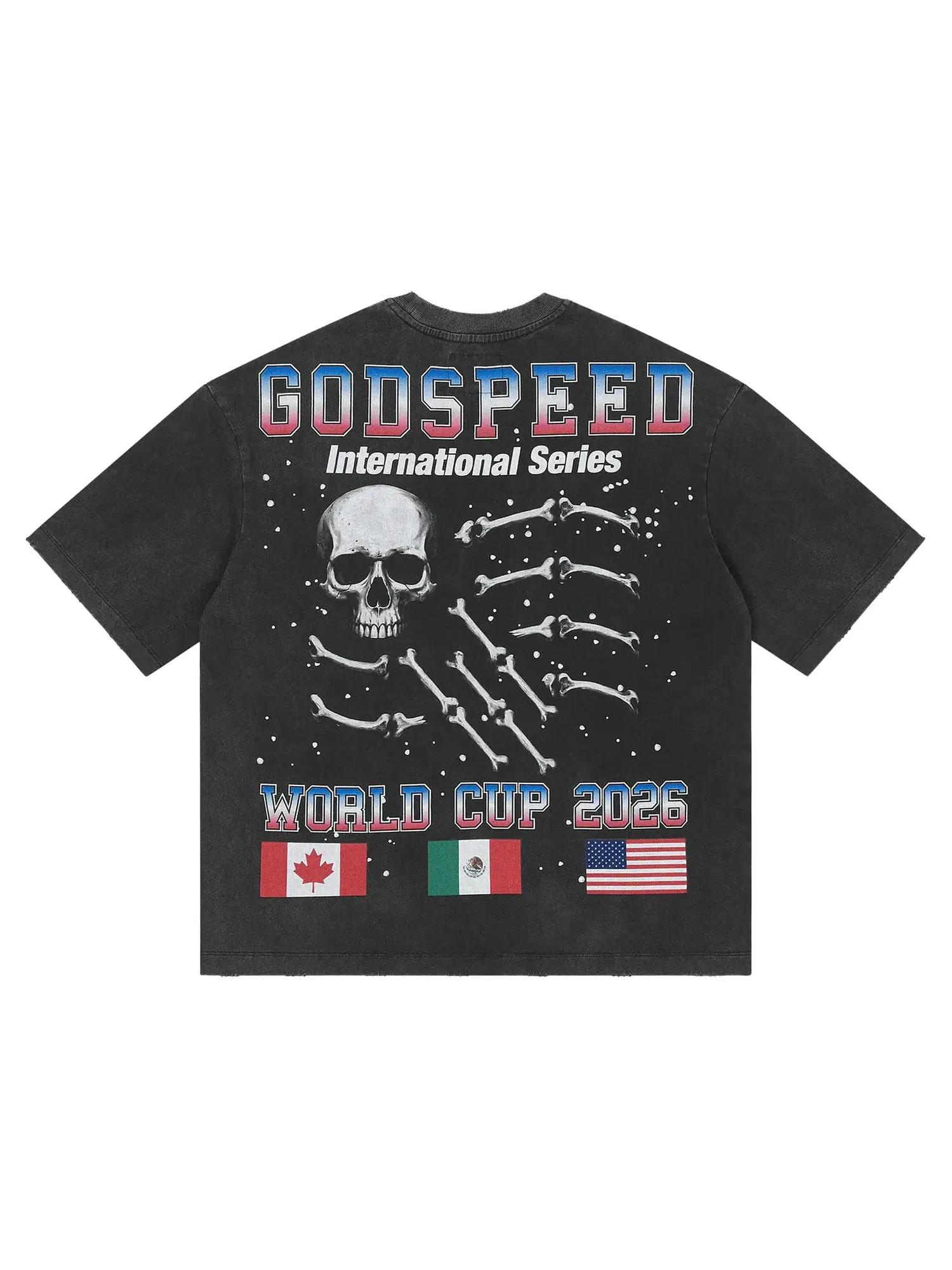 Футболка Godspeed Planet Fútbol — изображение 2 из 2, черный