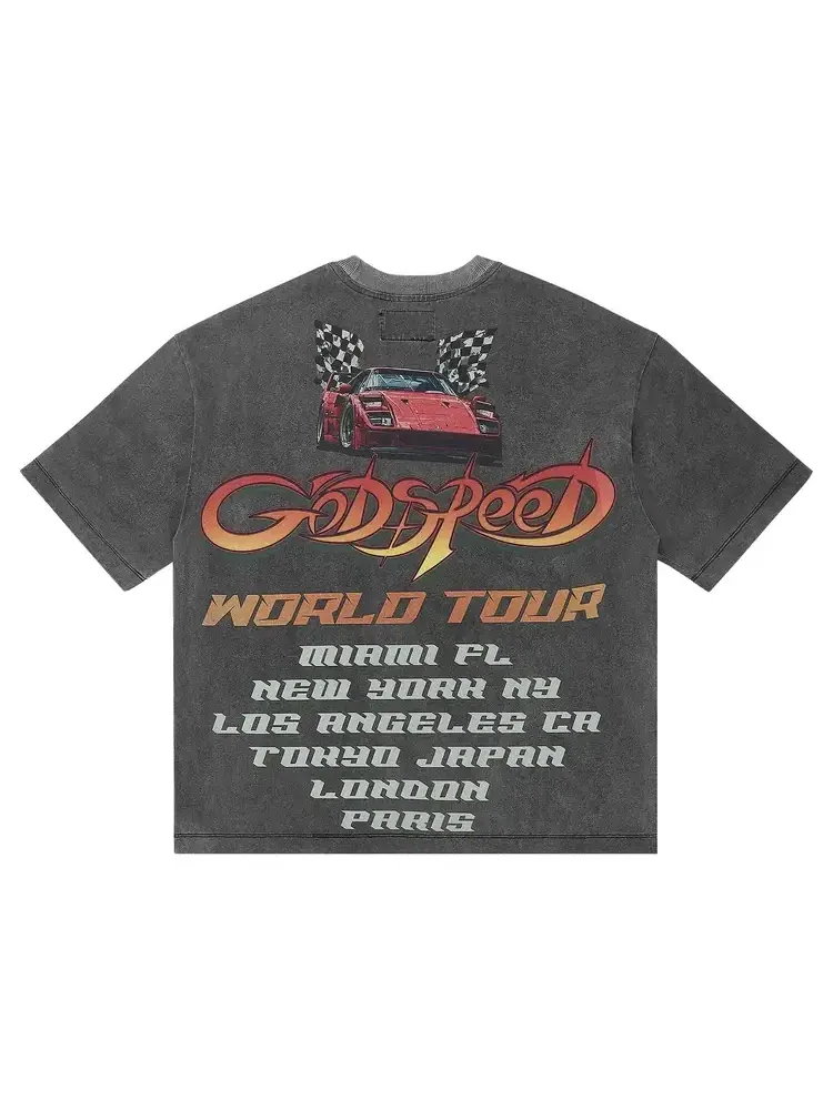 Футболка Godspeed South Beach Drive Miami Superrun — изображение 2 из 2, серый
