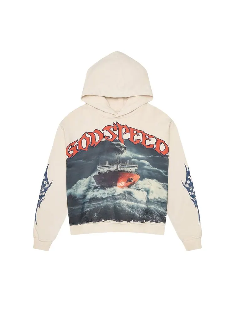 Толстовка Godspeed Seasick Hoodie — изображение 1 из 2, белый
