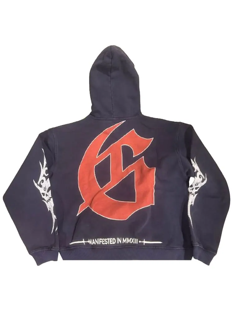 Толстовка Godspeed Seasick Hoodie — изображение 2 из 2, синий