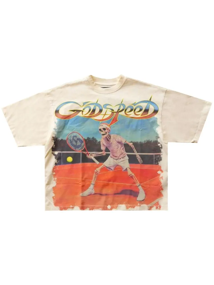 Футболка Godspeed Top Spin Tee — изображение 1 из 2, бежевый