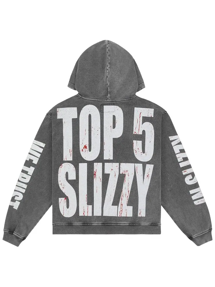 Худи Godspeed Top 5 Slizzy VVS — изображение 2 из 2, серый