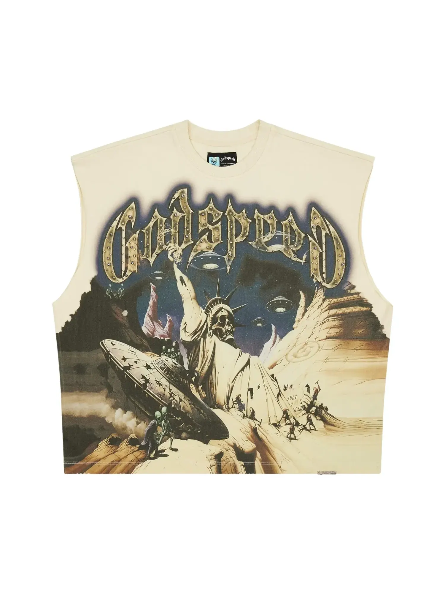 Футболка Godspeed The Landing Sleeveless — изображение 1 из 2, кость