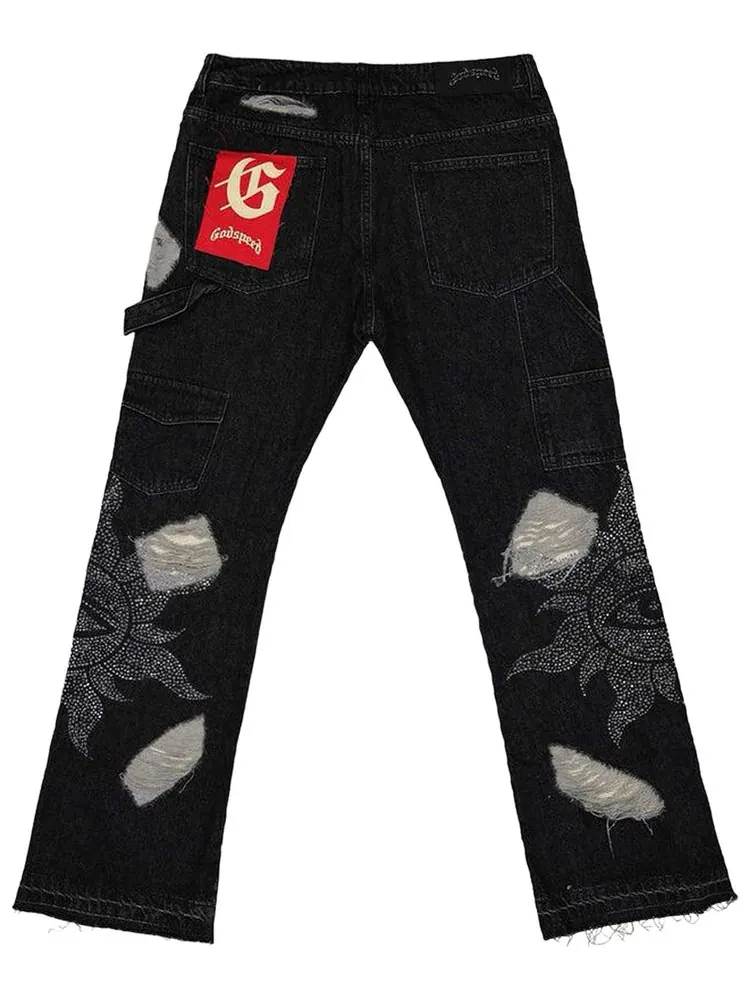 Джинсы Godspeed Crystal Vizion Denim — изображение 2 из 2, черный