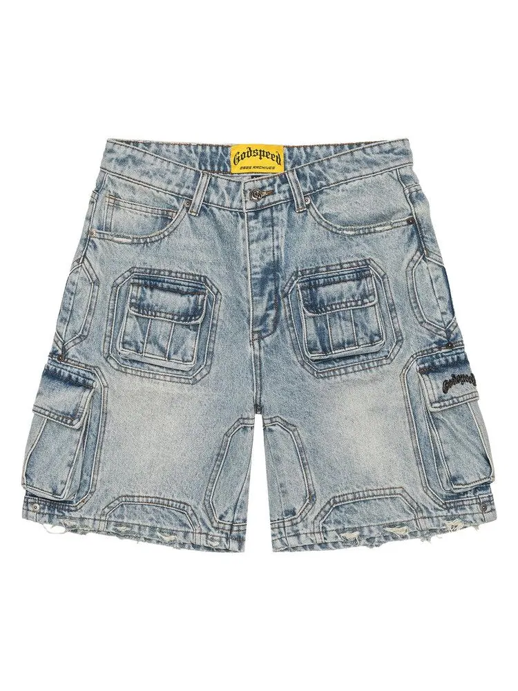Шорты Godspeed Octagon Cargo Denim Shorts