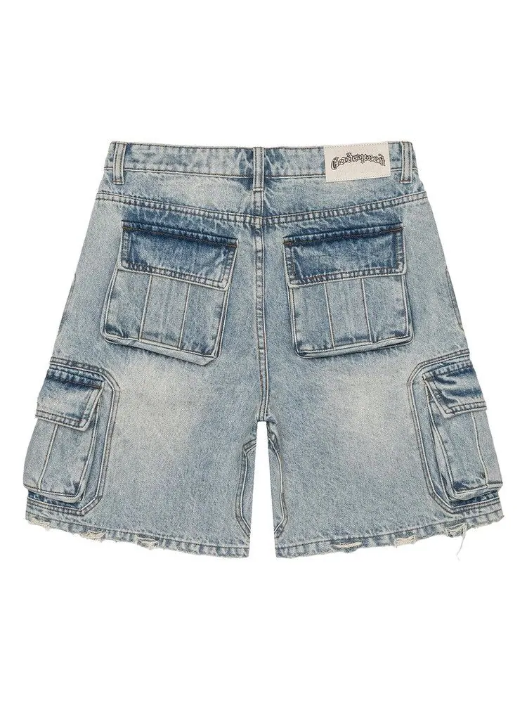 Шорты Godspeed Octagon Cargo Denim Shorts — изображение 2 из 2, синий