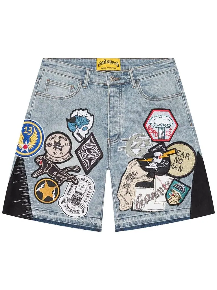 Шорты Godspeed Patchwork Denim Shorts V2