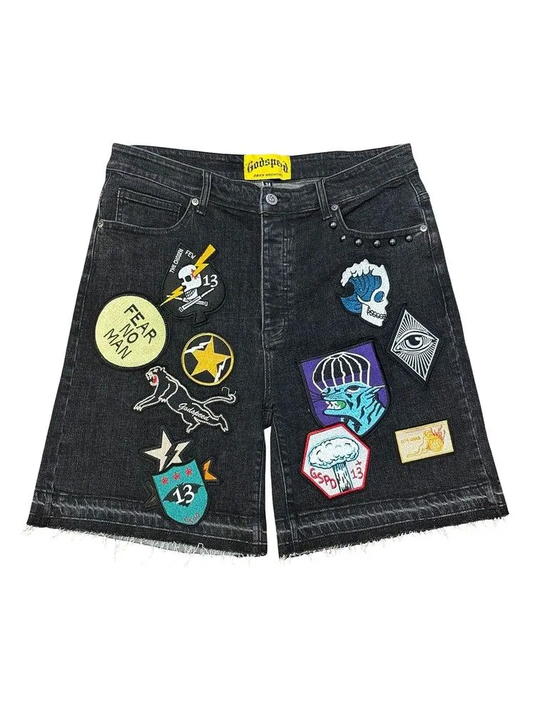 Шорты Godspeed Patchwork Denim Shorts