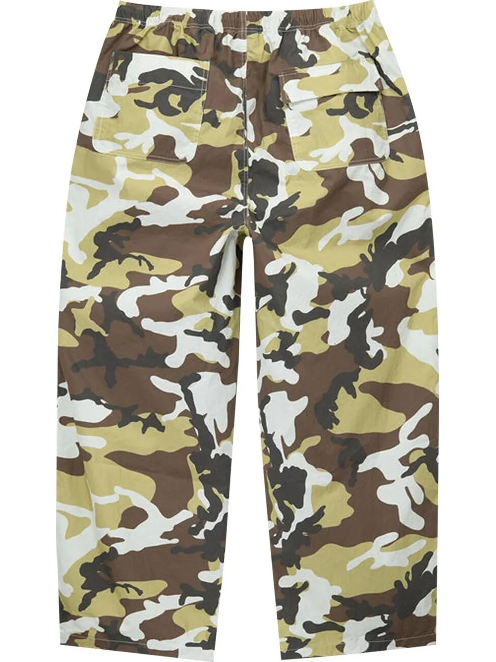 Брюки Stussy Nyco Printed Over Trousers 'Brown Camo' — изображение 2 из 2, коричневый