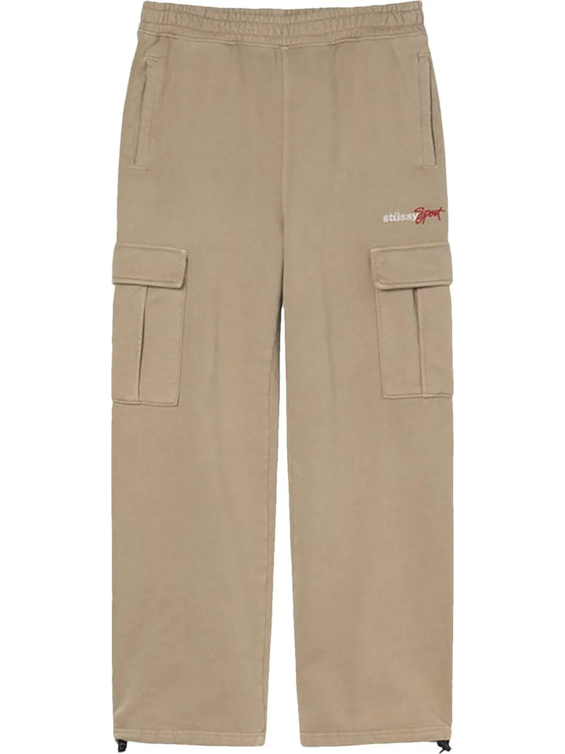 Брюки Stussy Sport Cargo Fleece Pant 'Khaki' — изображение 1 из 2, загар