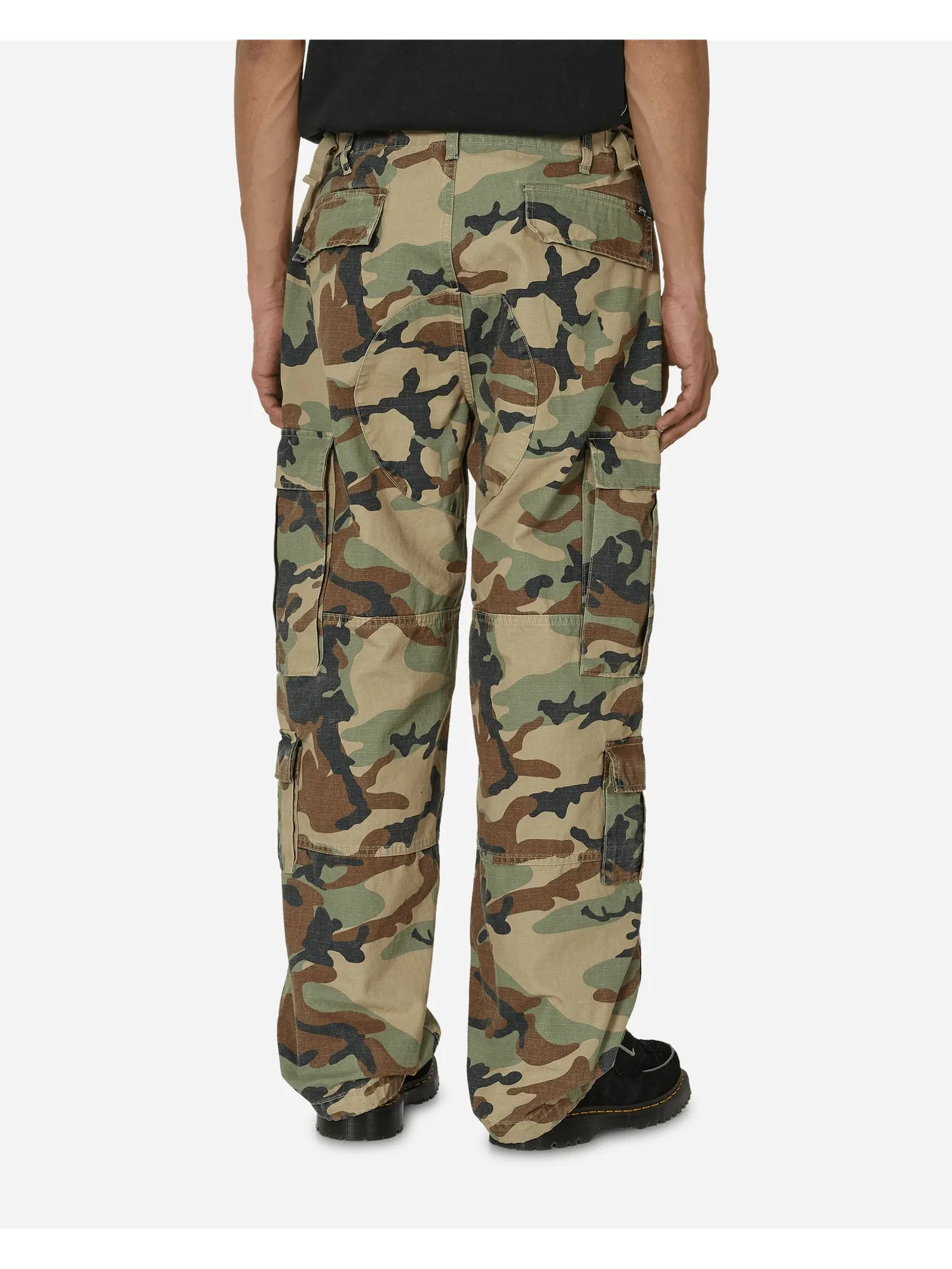 Брюки Stussy Surplus Cargo Ripstop — изображение 2 из 6, коричнево-зеленый