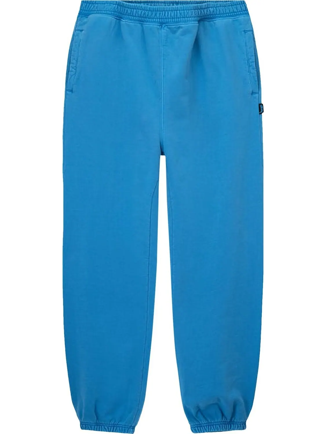 Брюки Stussy Pigment Dyed Fleece Pant 'Blue' — 1