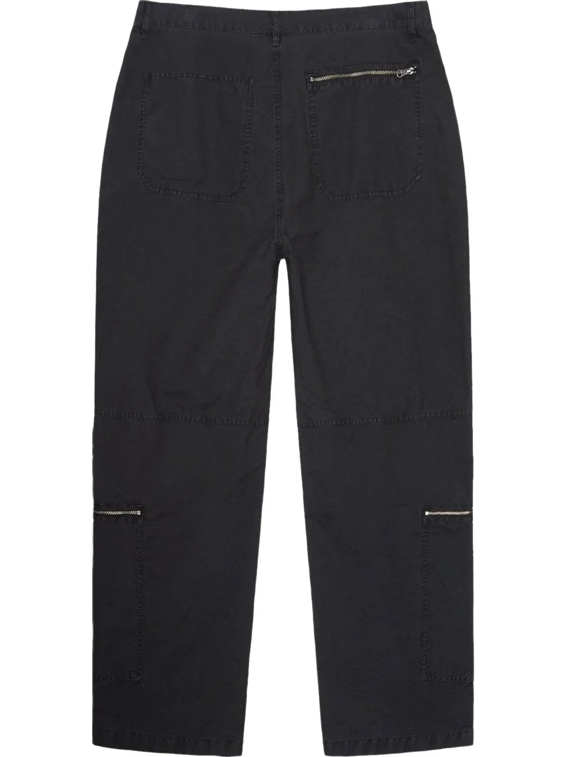 Брюки Stussy Pigment Dyed Ripstop Flight 'Black' — изображение 2 из 2, черный