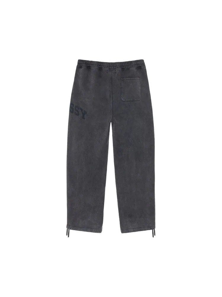 Брюки Stussy Fleece Pant Faded Graphic — изображение 2 из 2, черный