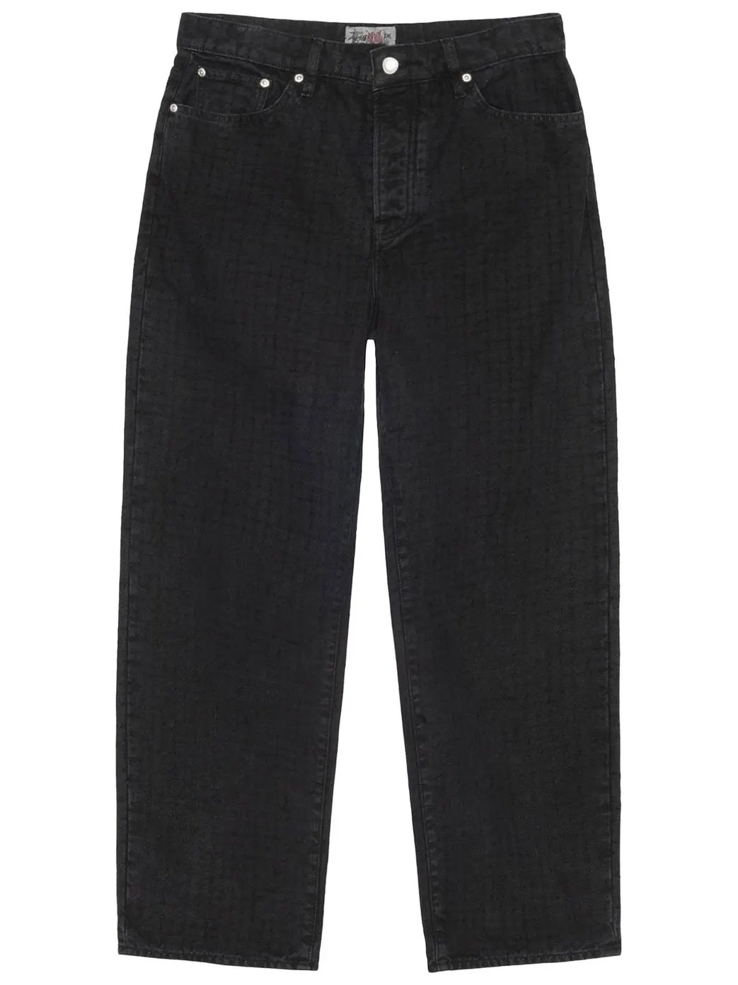 Джинсы Stussy Big Ol Needlepunch Canvas Jeans — изображение 1 из 2, черный