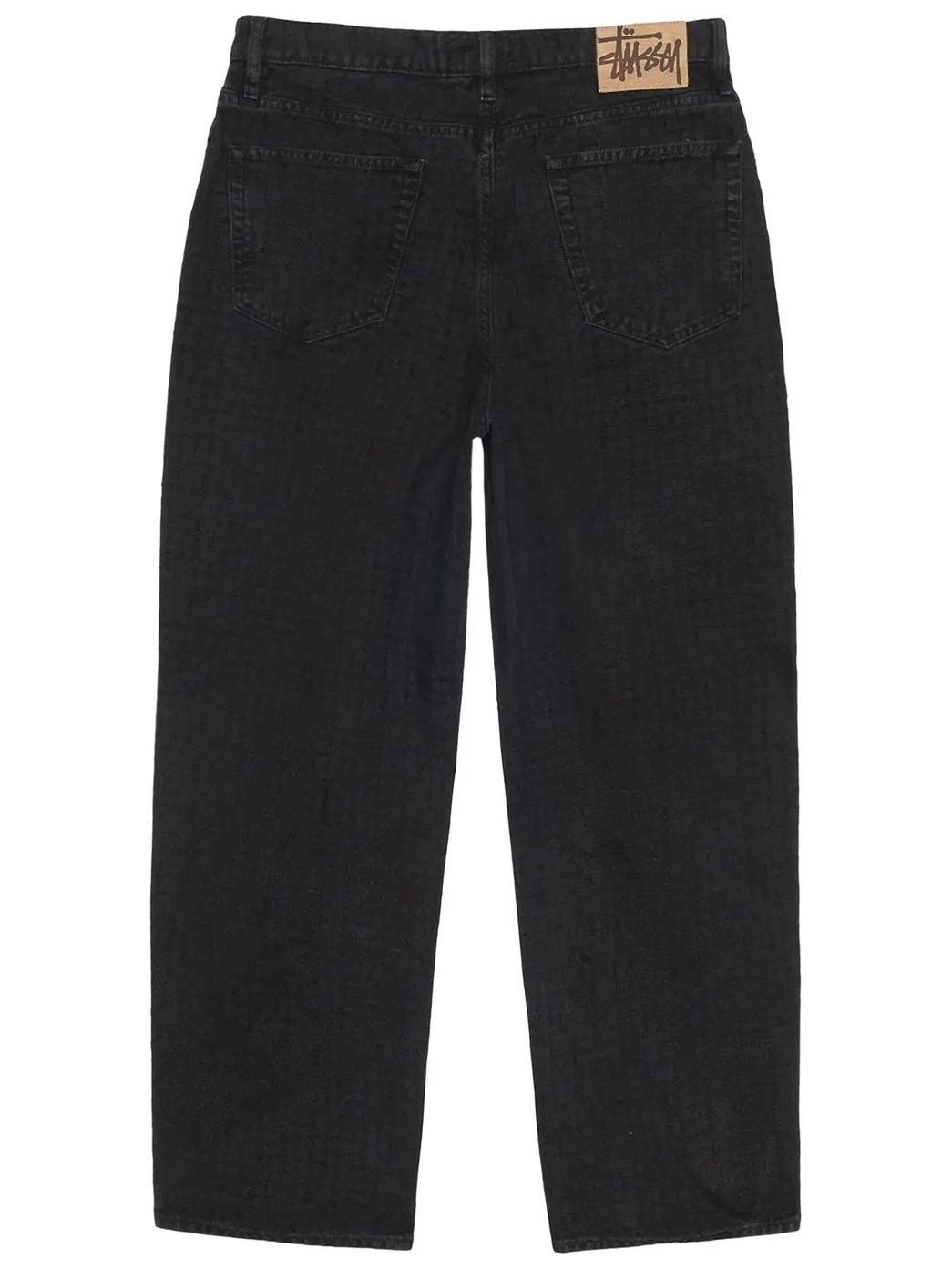 Джинсы Stussy Big Ol Needlepunch Canvas Jeans — изображение 2 из 2, черный