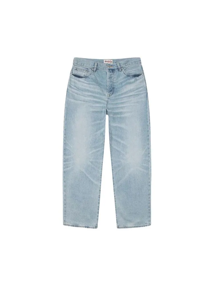 Джинсы Stussy Big Ol Jean Vintage Denim — изображение 1 из 1, светлый синий винтажный