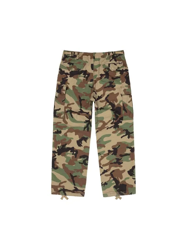 Брюки Stussy Cargo Pant, Woodland Camo — изображение 2 из 2, коричневый