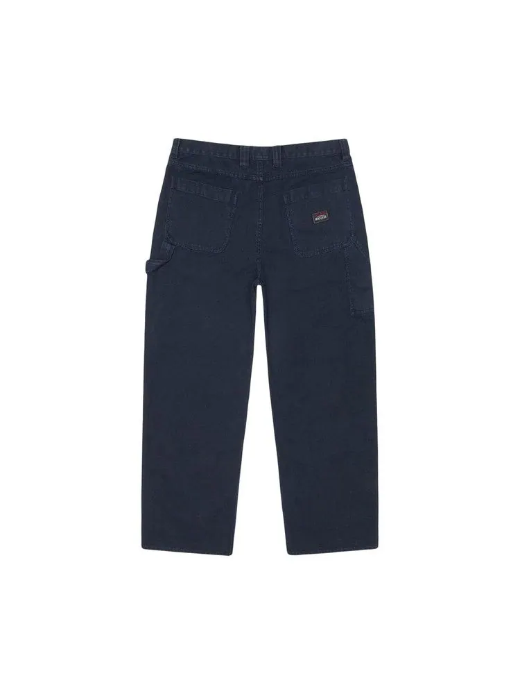 Брюки Stussy Carpenter Pant Canvas — изображение 2 из 2, темно-синий