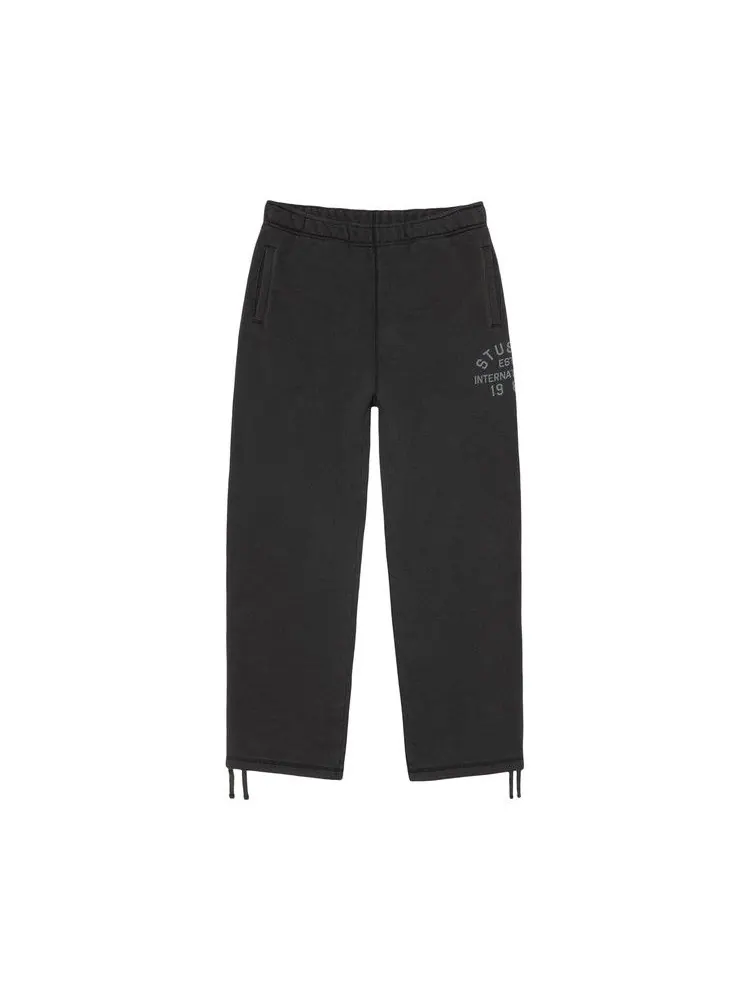 Брюки Stussy Established Fleece Pant — изображение 1 из 2, черный