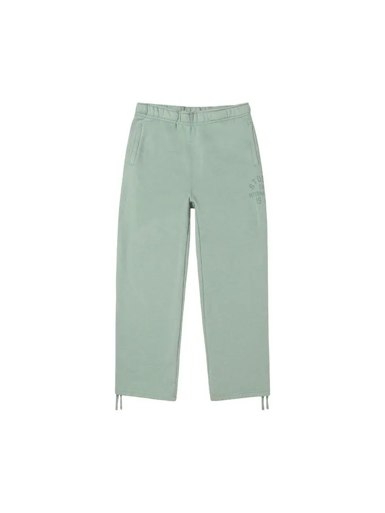 Брюки Stussy Established Fleece Pant — изображение 1 из 2, серый зеленый