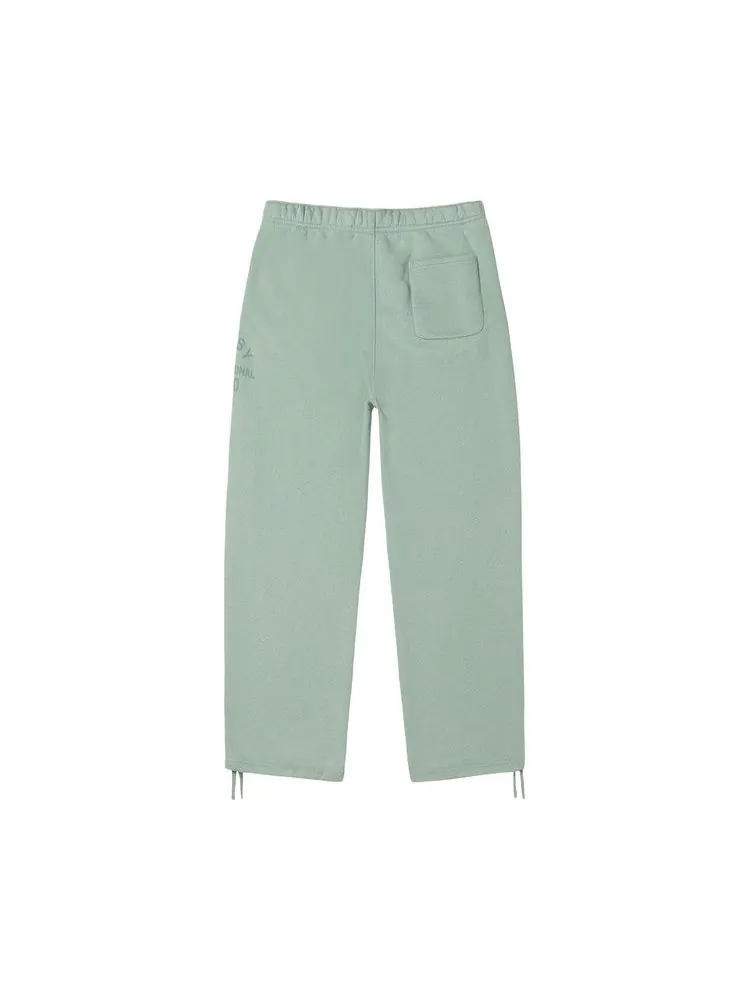 Брюки Stussy Established Fleece Pant — изображение 2 из 2, серый зеленый