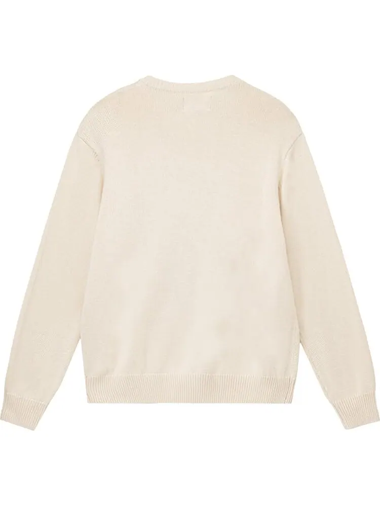 Свитер Stussy Curly S Sweater 'Natural' — изображение 2 из 2, бежевый