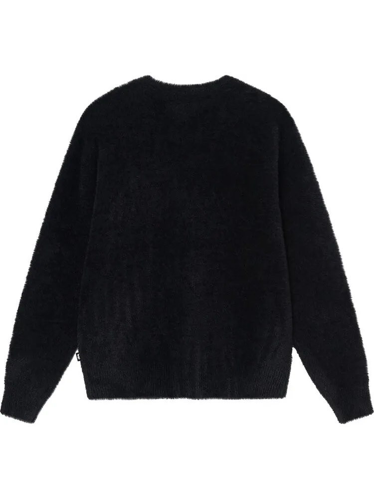 Кардиган Stussy Shaggy Cardigan 'Black' — изображение 2 из 2, черный