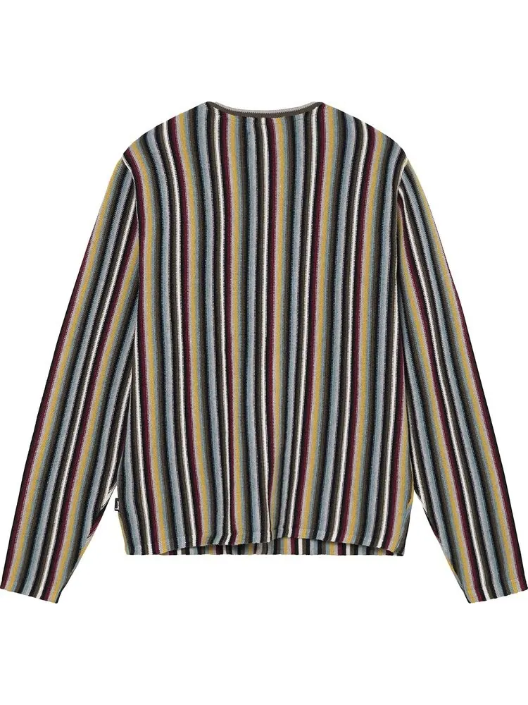 Кардиган Stussy Stripe Pattern Cardigan 'Multicolor' — изображение 2 из 2, мульти