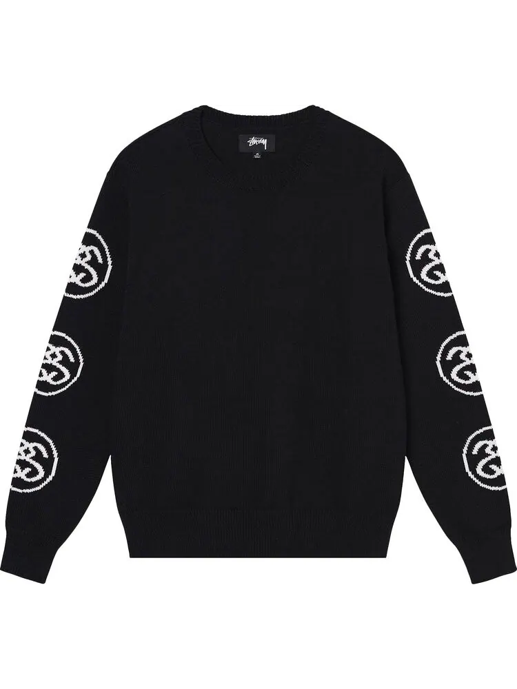 Свитер Stussy SS-Link Sweater 'Black' — изображение 1 из 2, черный