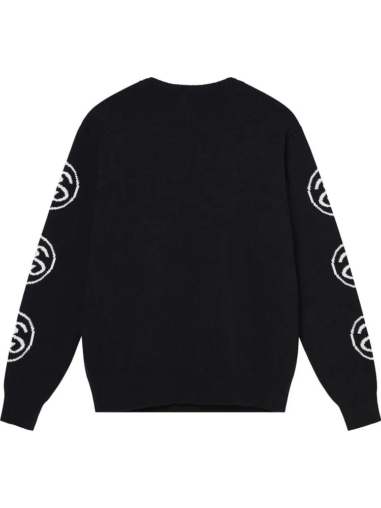 Свитер Stussy SS-Link Sweater 'Black' — изображение 2 из 2, черный