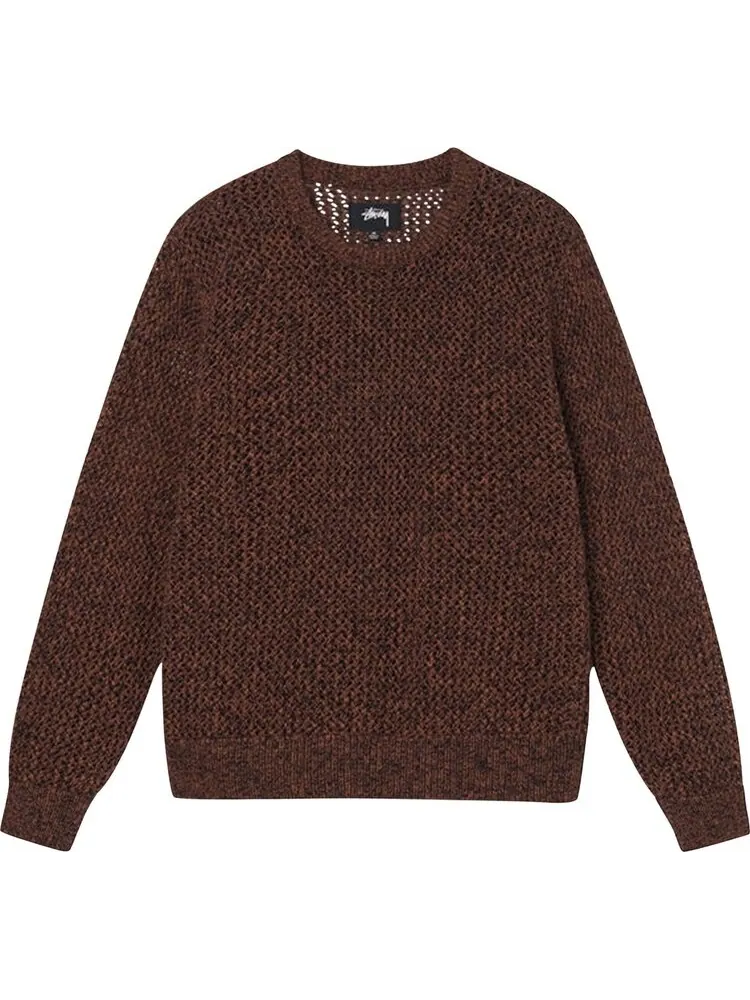 Свитер Stussy 2 Tone Loose Gauge Sweater 'Black' — изображение 1 из 2, коричневый