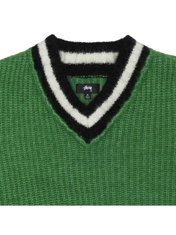 Свитер Stussy Mohair Tennis 'Green' — изображение 3 из 3, зеленый