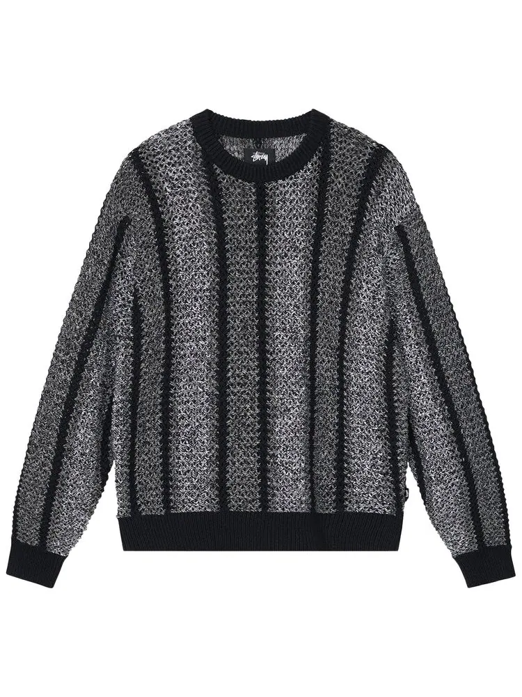 Свитер Stussy Baja Loose Gauge Sweater 'Black' — изображение 1 из 2, черный