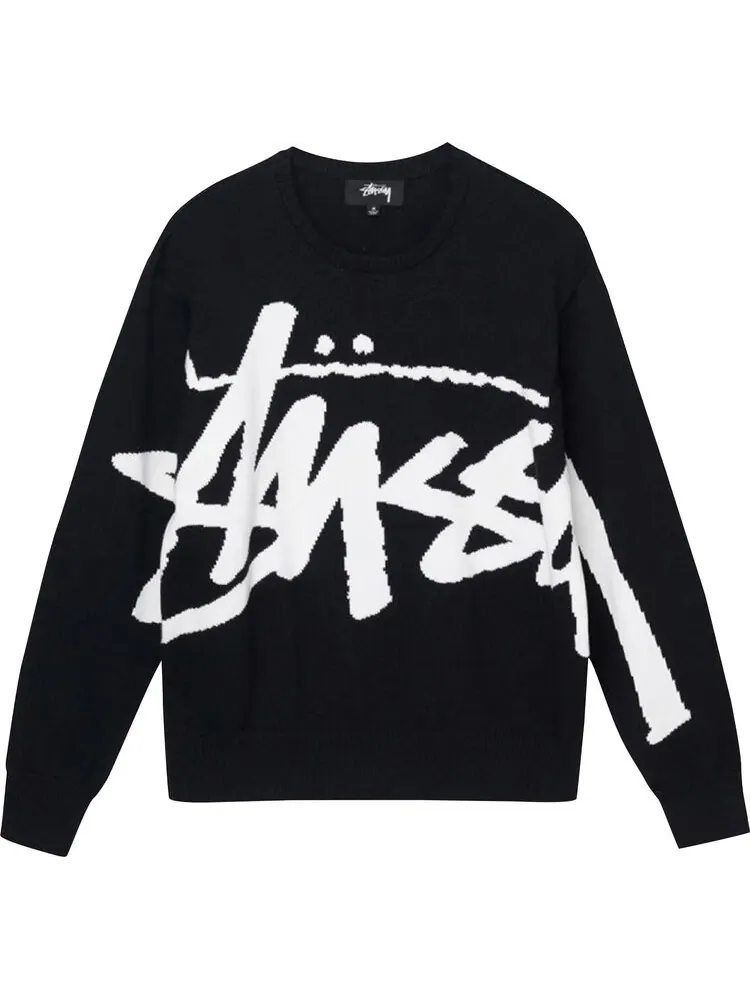 Свитер Stussy Stock — изображение 1 из 2, черный