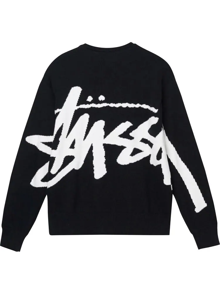 Свитер Stussy Stock — изображение 2 из 2, черный