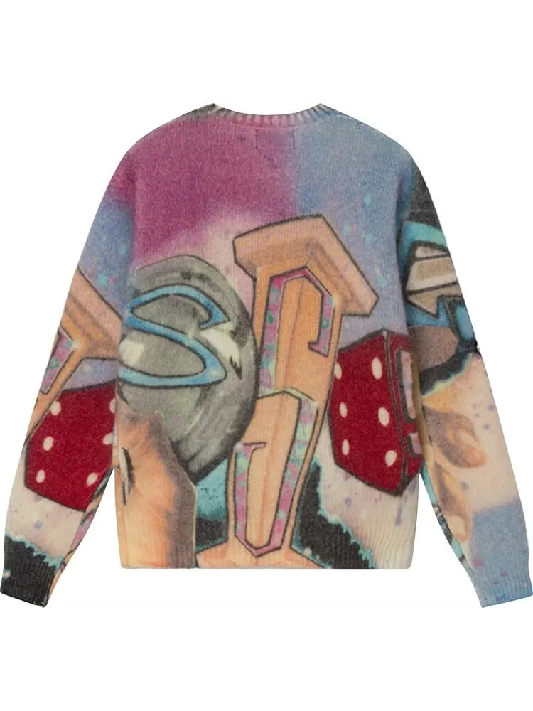 Свитер Stussy Goldie Sweater 'Muticolor' — изображение 2 из 2, мульти