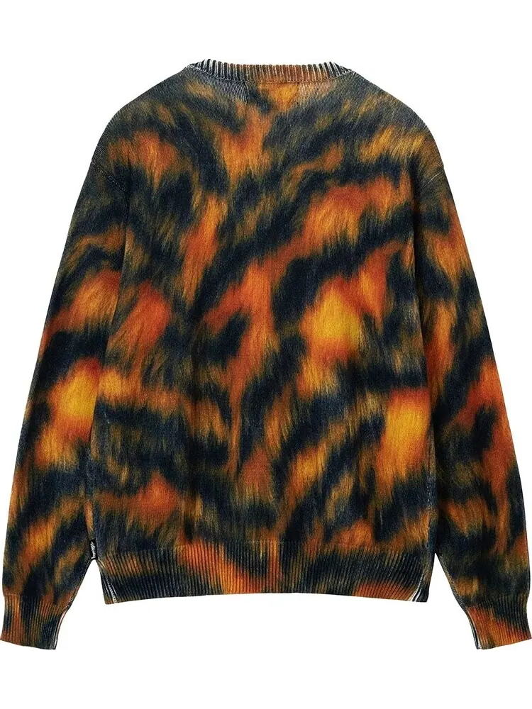 Свитер Stussy Printed Fur Sweater 'Tiger' — изображение 2 из 2, мульти