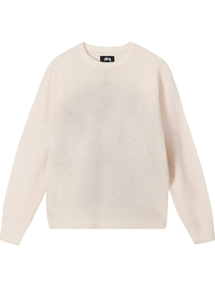 Свитер Stussy 8 Ball Spray Sweater 'Ivory' — изображение 1 из 2, бежевый