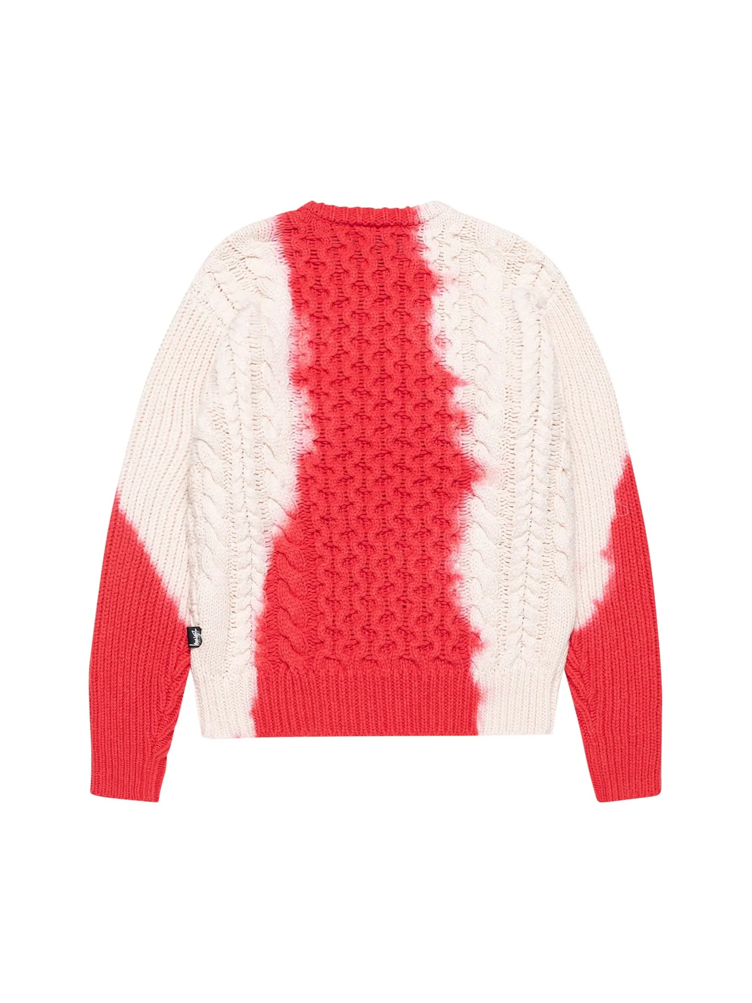 Свитер Stussy Tie Dye Fisherman Красный — изображение 2 из 2