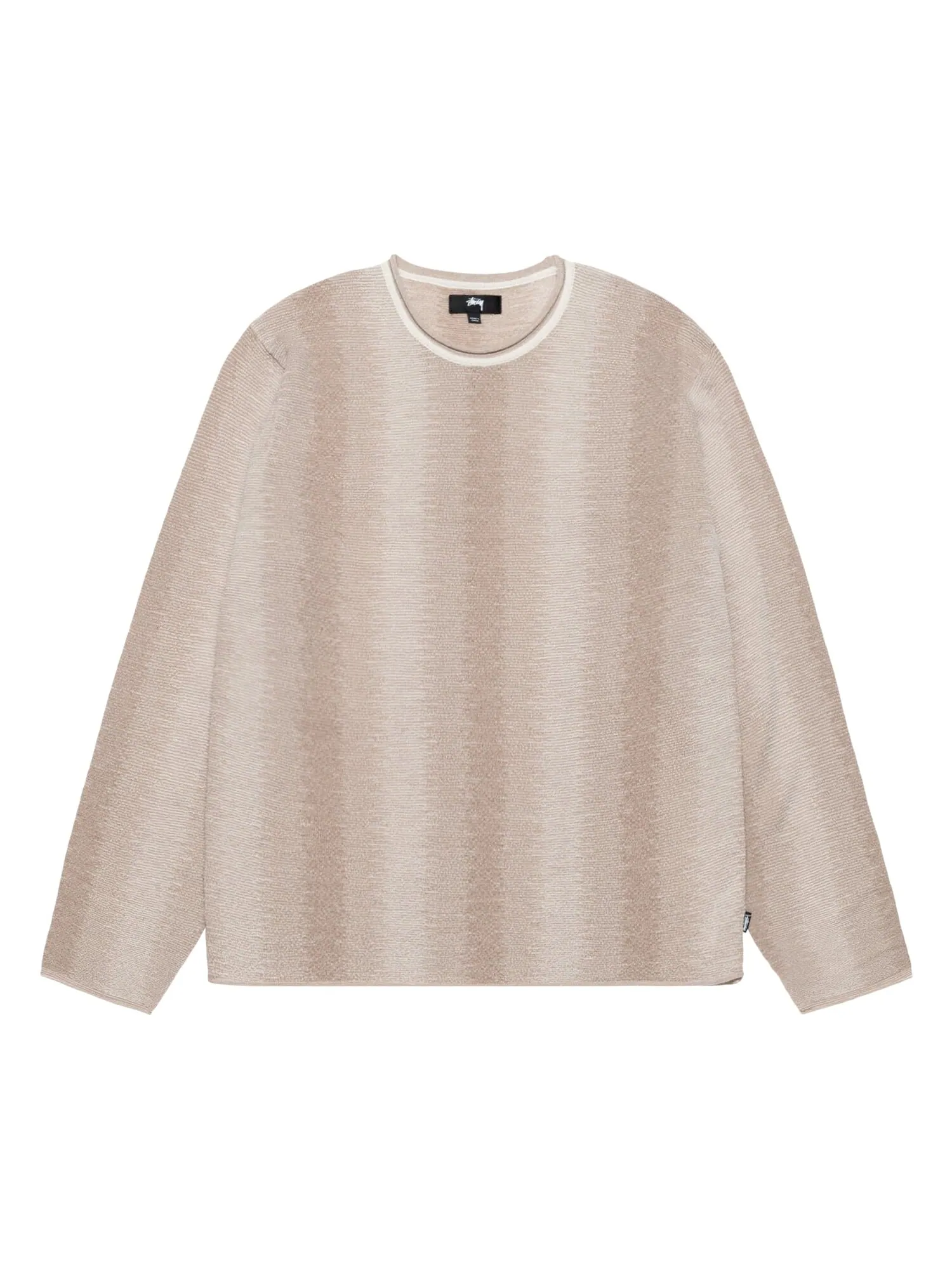 Свитер в полоску Stussy Shadow — изображение 1 из 2, натуральный