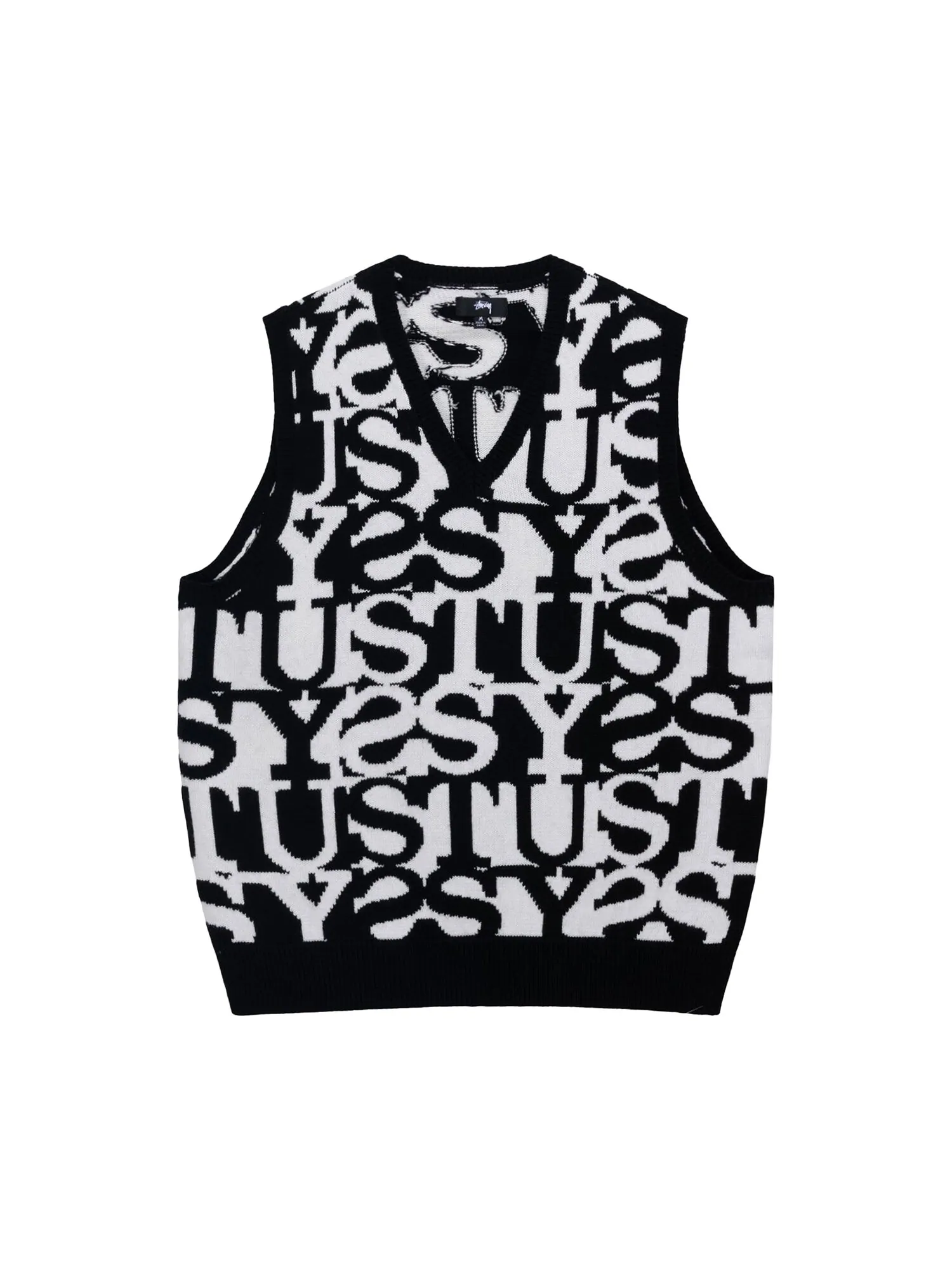 Stussy Свитер-жилет цвета слоновой кости — изображение 1 из 1, белый