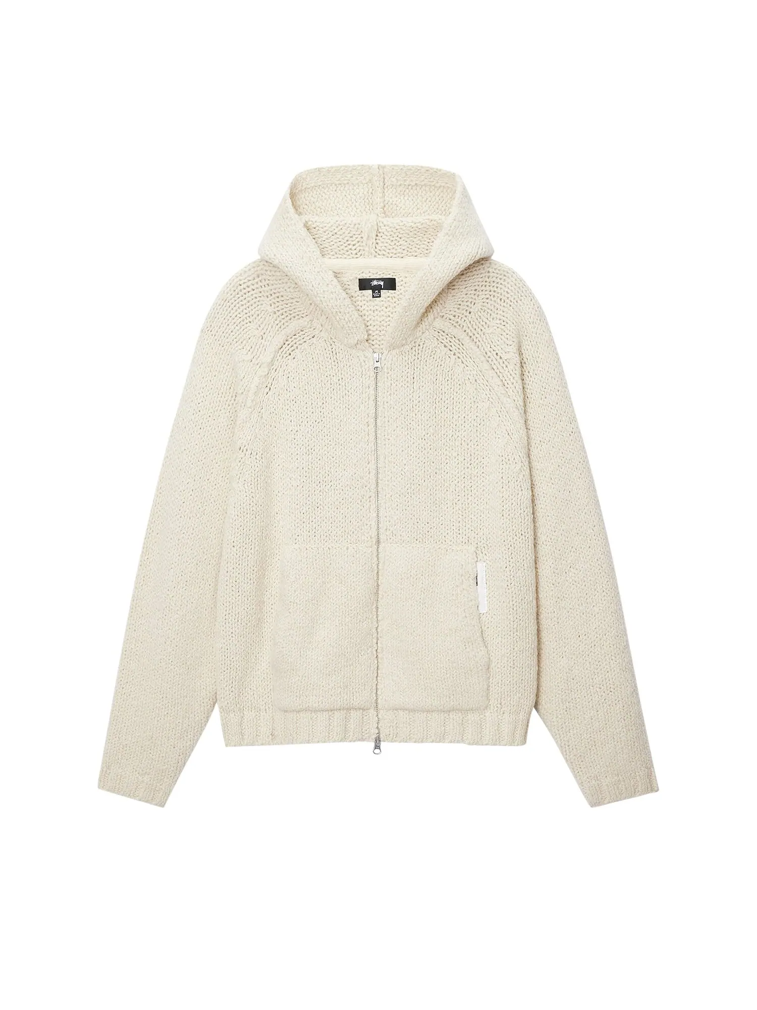 Худи Stussy на молнии — изображение 1 из 2, слоновая кость