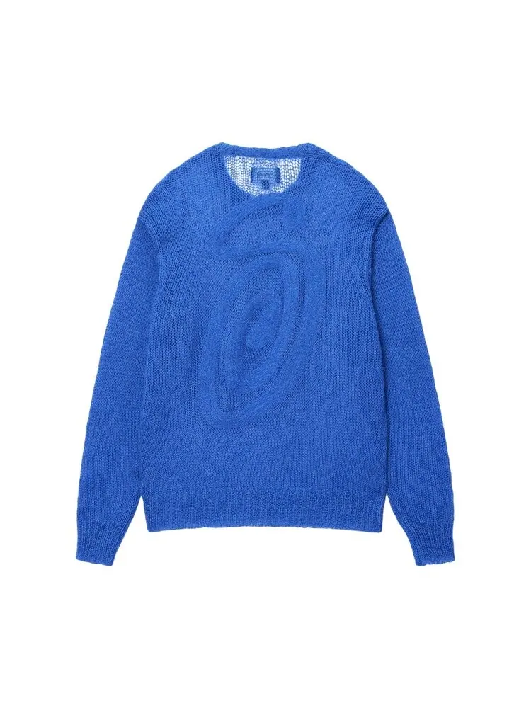 Свитер Stussy Loose Knit 'Blue' — изображение 2 из 2, синий