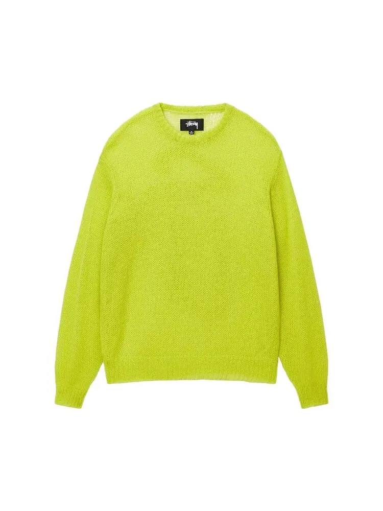 Свитер Stussy Loose Knit 'Lime' — изображение 1 из 2, зеленый