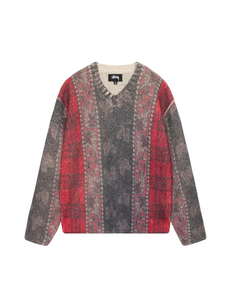 Свитер Stussy Mixed Print Alpaca 'Multicolor' — изображение 1 из 2, мульти