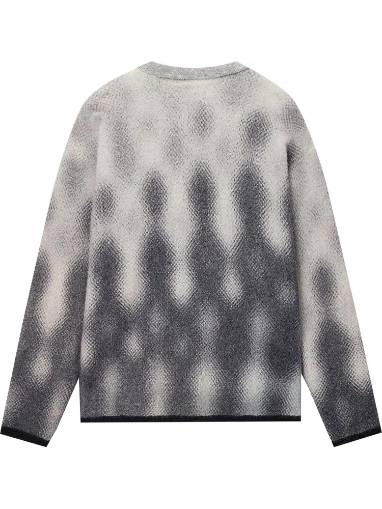 Свитер Stussy Gradient Dot Brushed 'Grey' — изображение 2 из 2, серый